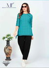Sky Blue Colour Gattu Vol 1 By Moksh Cotton Short Ladies Top Catalog 3311