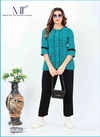 Sky Blue Colour Gattu Vol 2 By Moksh Cotton Short Top Western Catalog 3328