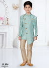 Sky Blue Colour Kids Party Wear Kurta Pajama Catalog 514