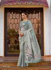Sky Colour Essence By Kala Jamun Wedding Wear Silk Saree Wholesale Online 323