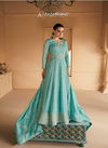 Sky Colour Safar By Aashirwad Gown Catalog 9637