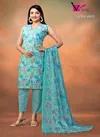 Sky Colour Zeeya Siya By Varni Cambric Cotton Kurti With Bottom Dupatta Wholesale Online 1803