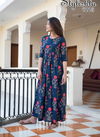 Pink Elegant Long Stylishta Vol 4 Pure Maslin with Digital Print Designer and Party Wear Kurtis Collections 6003