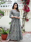 White and Yellow Stylishta Vol 4 Pure Maslin with Digital Print Designer and Party Wear Kurtis Floor Length Collections 6004