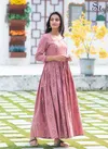 Gajri Stylishta Vol 9 Pure Maslin with Digital Printed Work Bollywood Designer Party Wear Long Gown Collections 9004