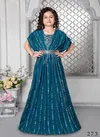 Teal Blue Colour Aaradhna Vol 40 Kids Wear Catalog 273
