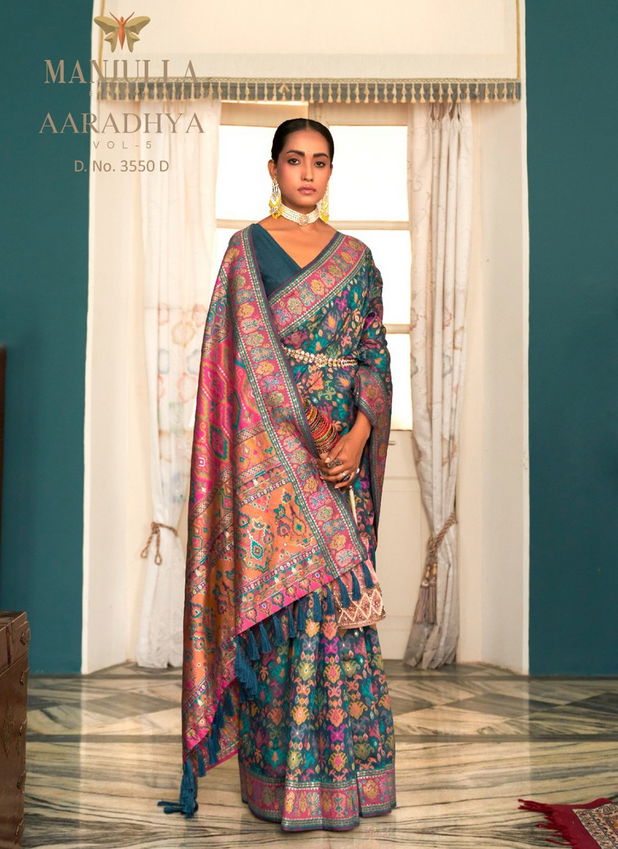 Aaradhya Vol 5 By Manjulaa Printed Sarees Catalog