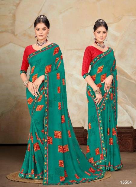 Teal Blue Colour Navya By Jalnidhi Heavy Weightless Sarees Wholesale In Delhi 15504