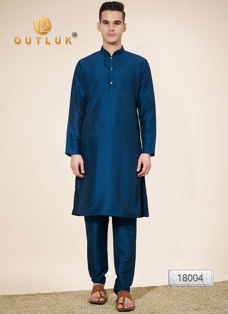 Outluk Wedding Collection Vol 18 Pure Silk Mens Kurta Pajama Suppliers In India Catalog