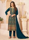Teal Blue Colour Pashvi 108 A To 108 F Designer Salwar Suits Catalog 108 D