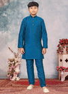 Teal Blue Outluk Kids Vol 1 Wholesale Kids Kurta Pajama Catalog 107