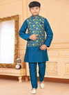 Teal Blue Outluk Vol 4 Kids Wear Catalog 417