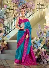 Teal Colour Purple Martin By Rajpath Soft Silk Wholesale Saree Suppliers In Mumbai 770001