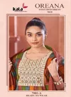 Oreana Vol 8 By Kala Printed Cotton Kurti With Bottom Dupatta Suppliers In India