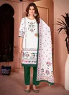 VT VT133 Designer Kurti With Bottom Dupatta Wholesale Clothing Distributors in India VT133 GREEN