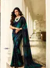 Navy Blue Vinay Rangoli Silk Designer Printed sarees With Banglory Silk Blouse Collections Saree  1004