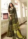 Mehandi Vinay Rangoli Silk Designer Printed sarees With Banglory Silk Blouse Collections Designer Saree 1012