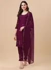 WL WL117 Designer Kurti With Bottom Dupatta Wholesale Clothing Distributors in India WL117 Wine