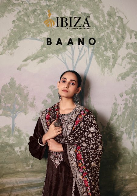 Baano By Ibiza Viscose Velvet Salwar Kameez