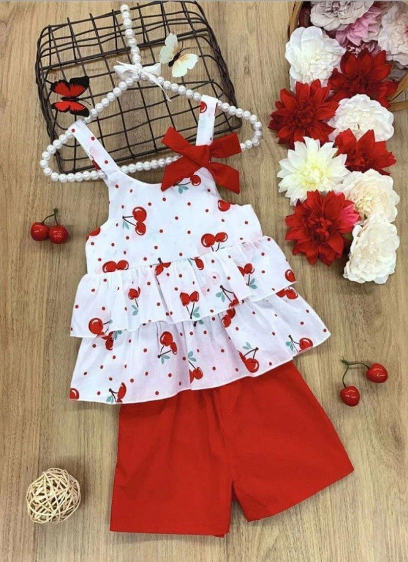 White And Red Colour Heerwa 022 Girls Wear Catalog 6