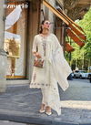 White Colour Maruel By Zaveri Cotton Embroidery Readymade Suits Orders In India 1336
