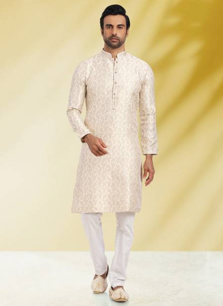 White Colour Outluk 103 Ethnic Wear Wholesale Kurta Pajama 103009