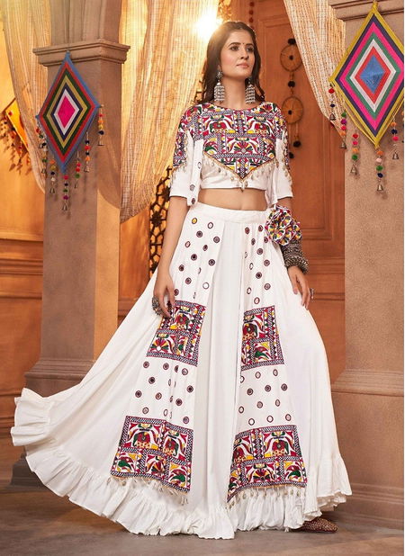 White Colour Raas Vol 9 By Shubhkala Designer Lehenga Choli Catalog 2354 Catalog