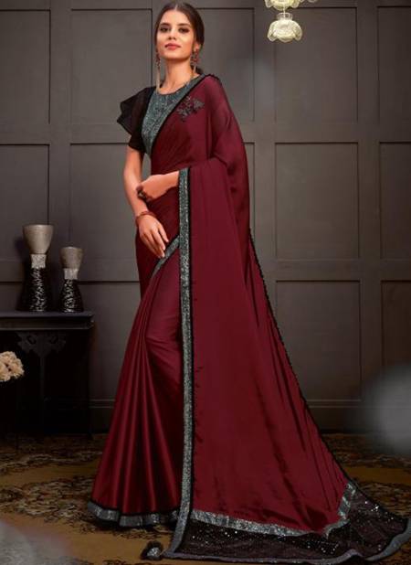 Silver Brasso Plain Saree and Silver Brasso Plain Sari Online Shopping