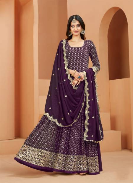 Wine Colour Aanaya Vol 159 Wedding Salwar Suit Catalog 5902