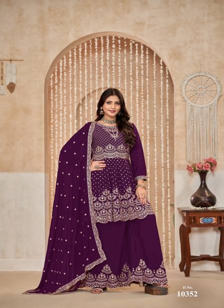 Wine Colour Anjubaa Vol 35 By Anjubaa Wedding Salwar Kameez Orders In India 10352