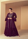 Wine Colour Forever Wholesale Designer Salwar Suit Catalog 7152