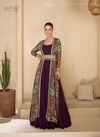 Wine Colour Meera By Sayuri Designer Georgette Readymade Suits Suppliers In India 5517