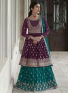 Wine Colour Radhika By Anbazaar 9428 To 9432 Designer Salwar Suits Catalog 9429