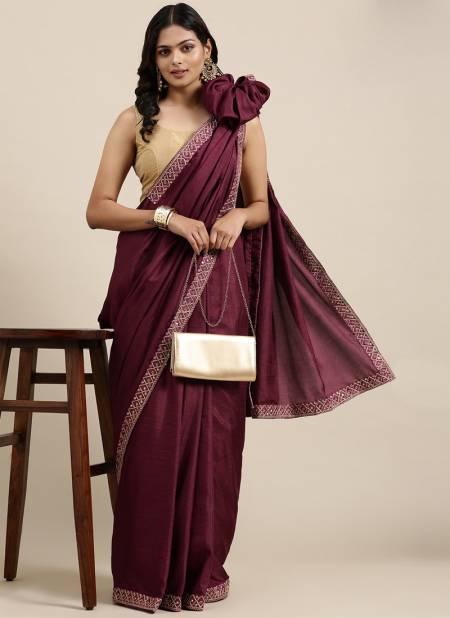 Wine Colour Roop By Fashion Lab 1001 To 1004 Silk Sarees Catalog 1001