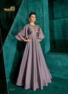 Wine Colour Rozi Vol 2 By Vardan Silk With Heavy Embroidery Gown Catalog 51015