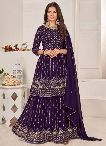 Wine Colour Saira Colors Wholesale Wedding Wear Salwar Suits Catalog 1001