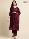 Wine Colour Salimar Vol 11 By Mahotsav Redaymade Suits Catalog 2004