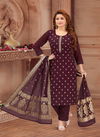 Wine N F Churidar 047 By Nityam Fashion 870 To 875 Series Kurti With Bottom Exporters in India N F C 875