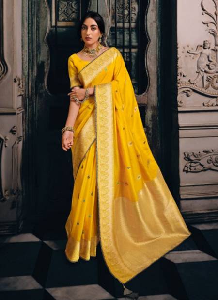 Latest Heavy Designer Party Wear Dola Silk Saree - Stylecaret.com