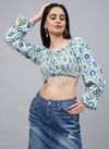 Yellow And Blue Barbie By Fabhuman Trendz Ladies Top Catalog 5