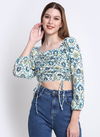 Yellow And Blue Colour Koodie By Fabhuman Trendz Ladies Top Catalog 5