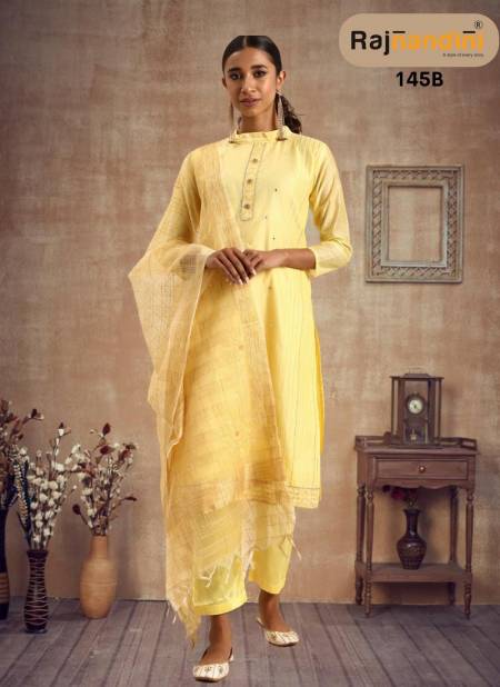 Yellow Chitra 1 Designer Salwar Suit Catalog 145 B