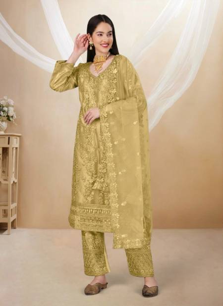 Yellow Colour Ahanaa By Biva Designer Salwar Suit Catalog 30022