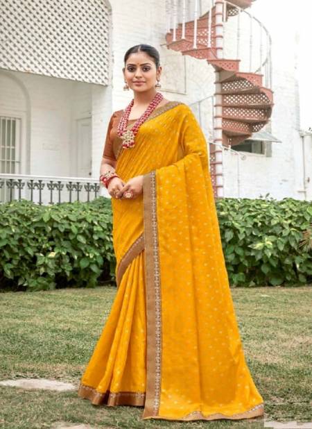 Yellow Colour Amisha Vol 2 By Right Women Designer Sarees Catalog 81804