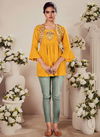Yellow Colour Batak Vol 2 Designer Wholesale Ladies Top 2079