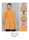 Yellow Colour Janasya Designer Ladies Top Catalog 119