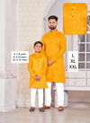 Yellow Colour Kurta Vol 11 Kurta With Pajama Catalog 4