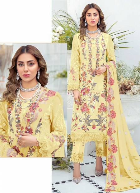 Yellow Colour R 432 Colours Ethnic Wear Wholesale Pakistani Suits 432 C