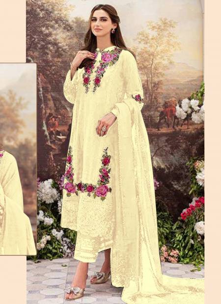 Yellow Colour R 528 NX Georgette Wholesale Pakistani Salwar Suit 528 I