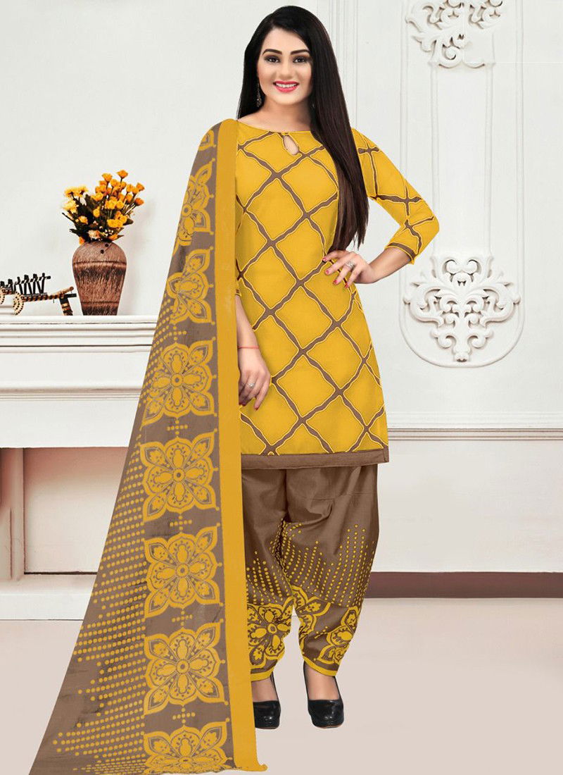 Yellow Colour Rajnandini Ethnic Wear Wholesale Designer Salwar Suit Catalog 4113